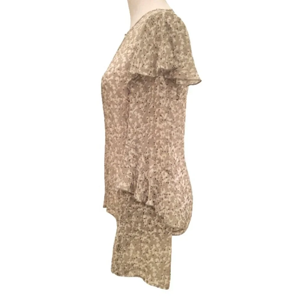 H&M Sheer Ruffle Sleeve Blouse – Totally Spring Ready ! - Picture 6 of 12